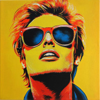 Žlutý portrét - originál - Jitka Nesnídalová